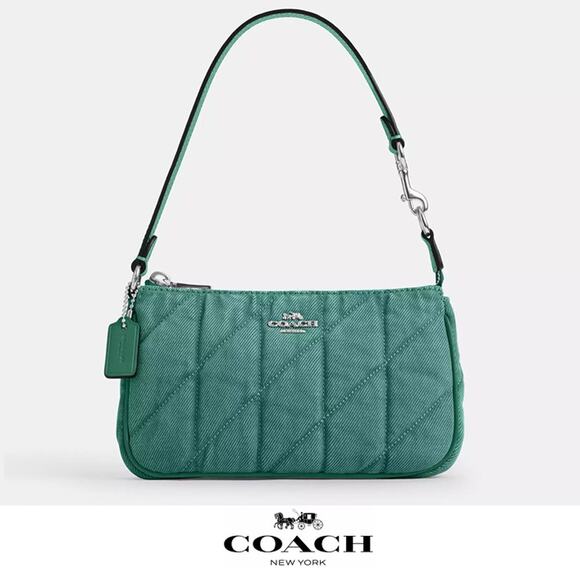 NWT ❤️ Coach Nolita 19 Sv/Ivy/Green - Picture 1 of 9